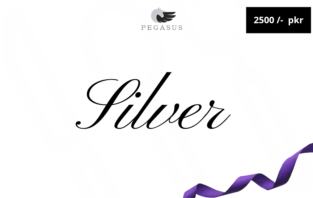 Silver gift card