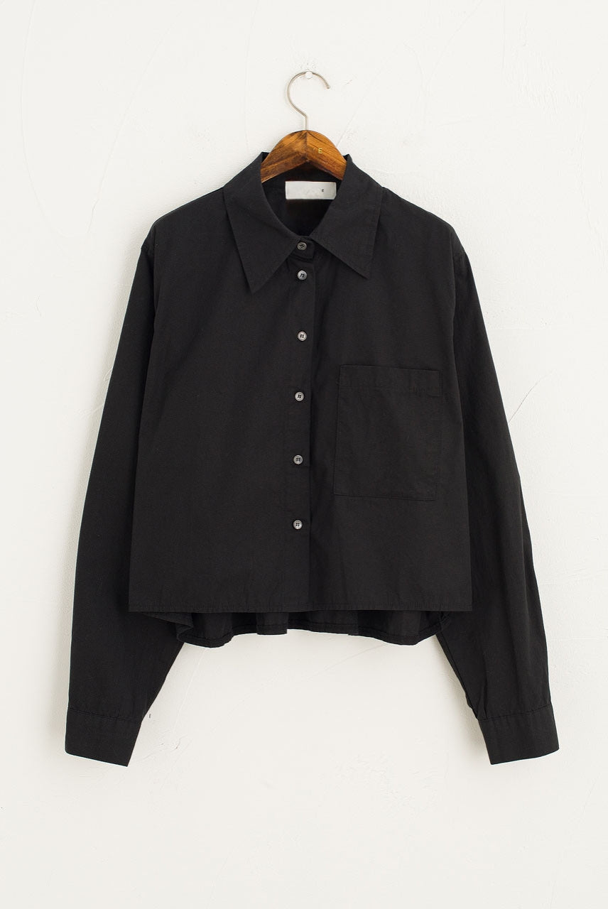 Large pocket shirt | Black