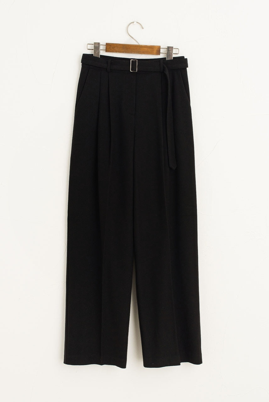 Belted grip trousers