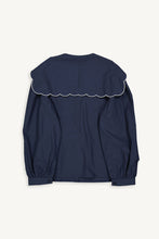 Load image into Gallery viewer, Embroidered collar blouse
