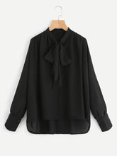 Load image into Gallery viewer, Tie Chiffon Blouse
