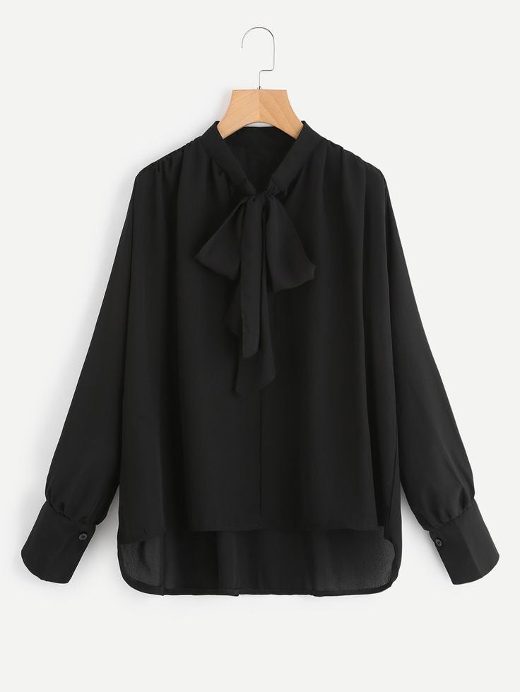 Tie Chiffon Blouse