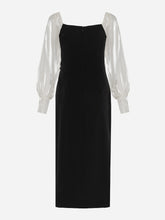 Load image into Gallery viewer, Satin sleeves dress

