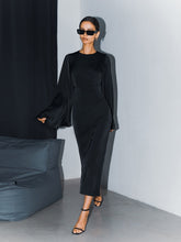 Load image into Gallery viewer, Flared sleeves dress
