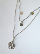 Load image into Gallery viewer, Map double pendant
