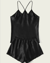 Load image into Gallery viewer, Black cami shorts
