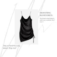 Load image into Gallery viewer, Drawstring Ruched Dress
