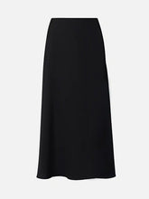 Load image into Gallery viewer, Silk midi skirt | Black
