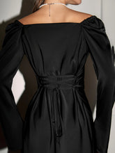 Load image into Gallery viewer, Draped slim-waist mini dress
