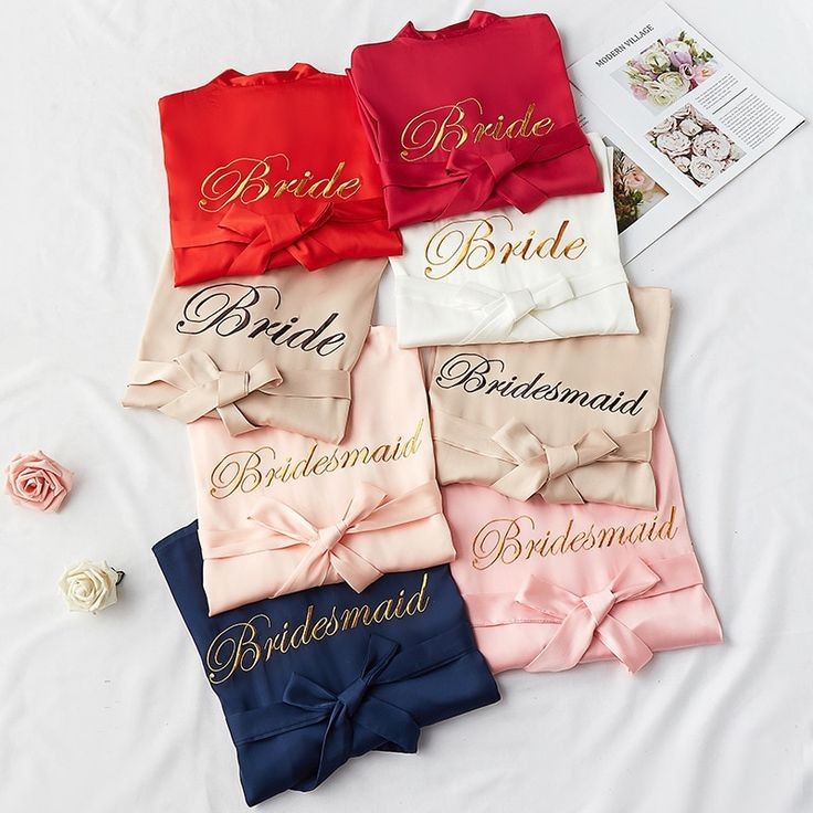 bride robe set